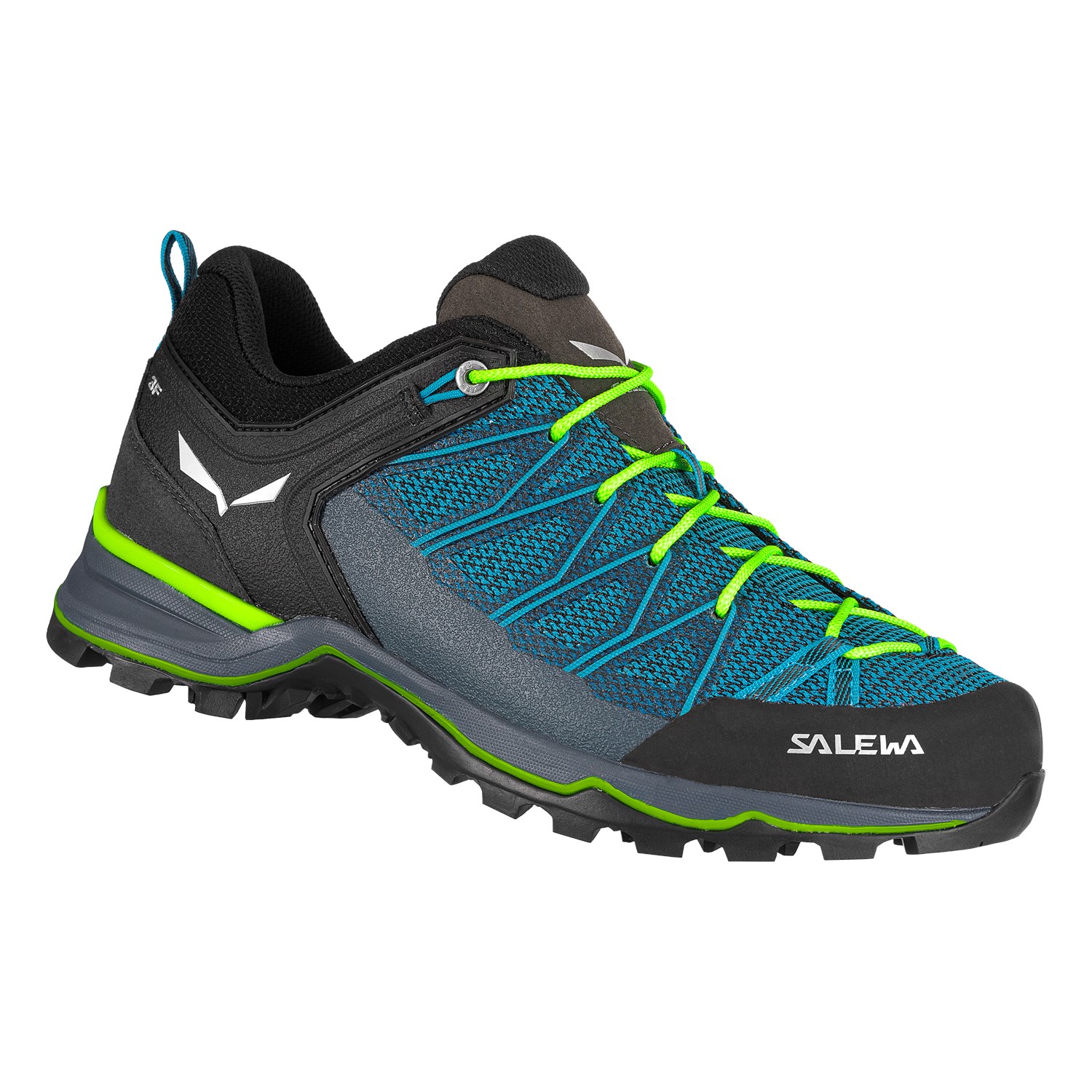 Salewa Men's Mountain Trainer Lite Hiking Shoes Blue/Green UQC-413076